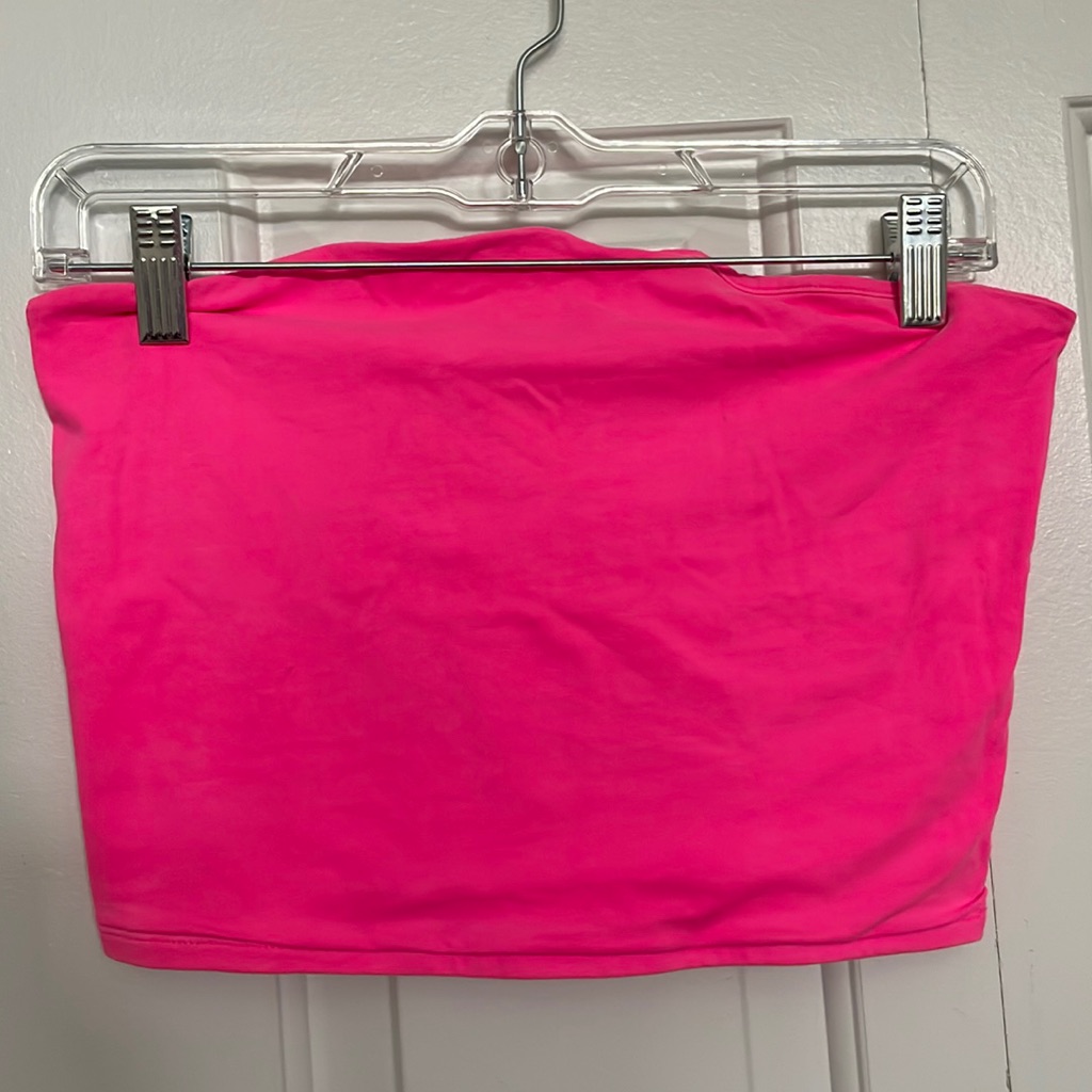 Garage Neon Pink Tube Top